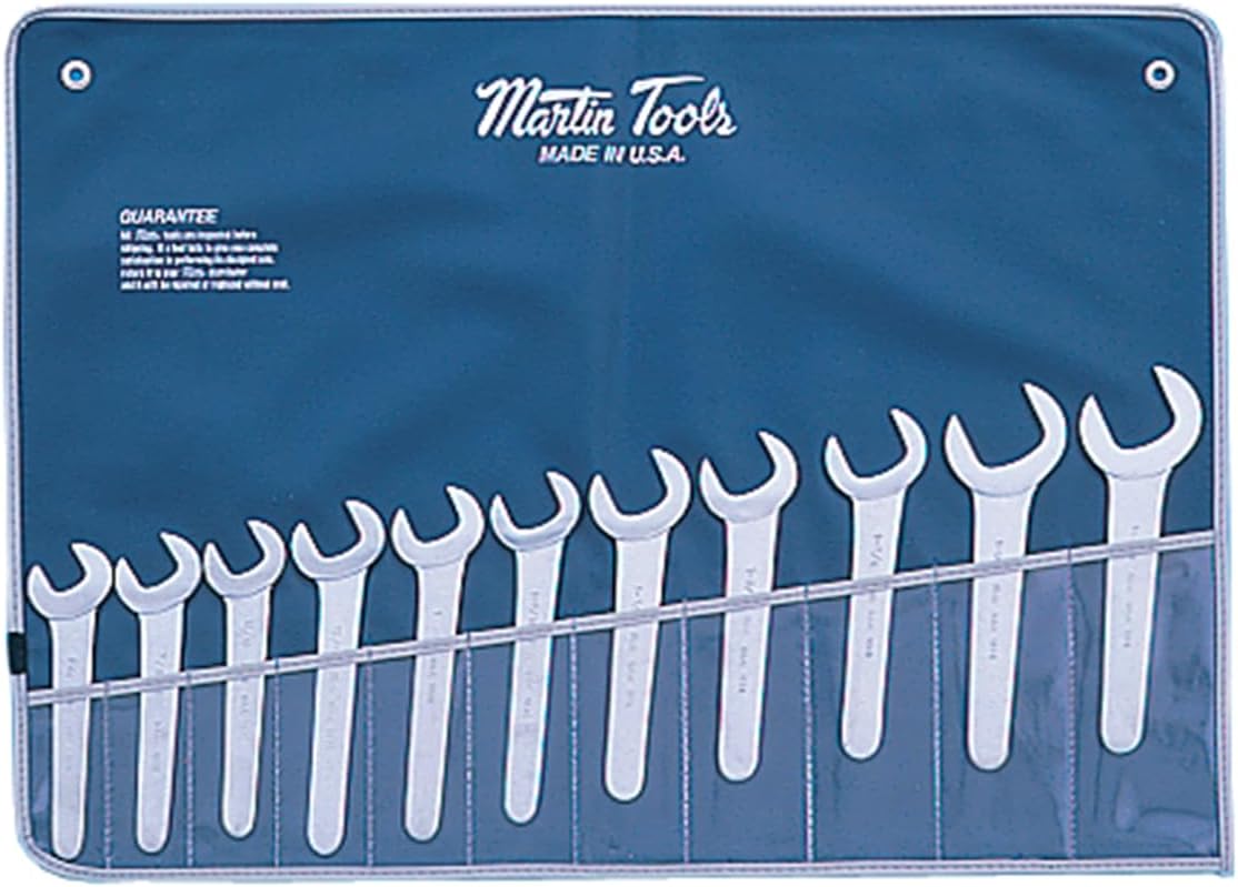 Martin Tool SW11K 11 Piece 30° Service Wrench Set