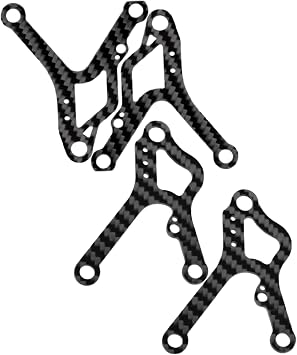 Carbon Fiber Front & Rear Lower Swing Arms RC Car Front & Rear Lower Suspension Arms Compatible with Sakura Cero Ultra 1/10 On Road Touring RC Car Upgrades