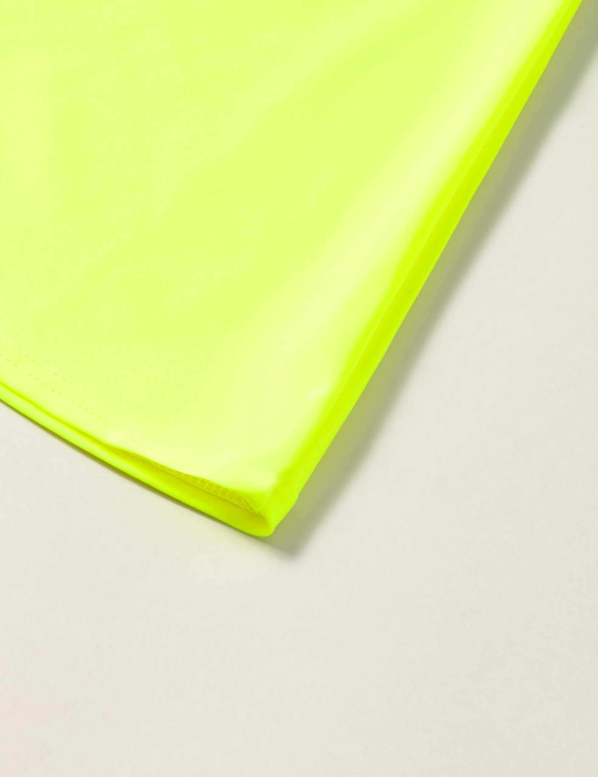 Haute pression Alta presión Falda de Chica Liso Ropa Cubriendo Traje de Baño, Amarillo Fluorescente, 10 años