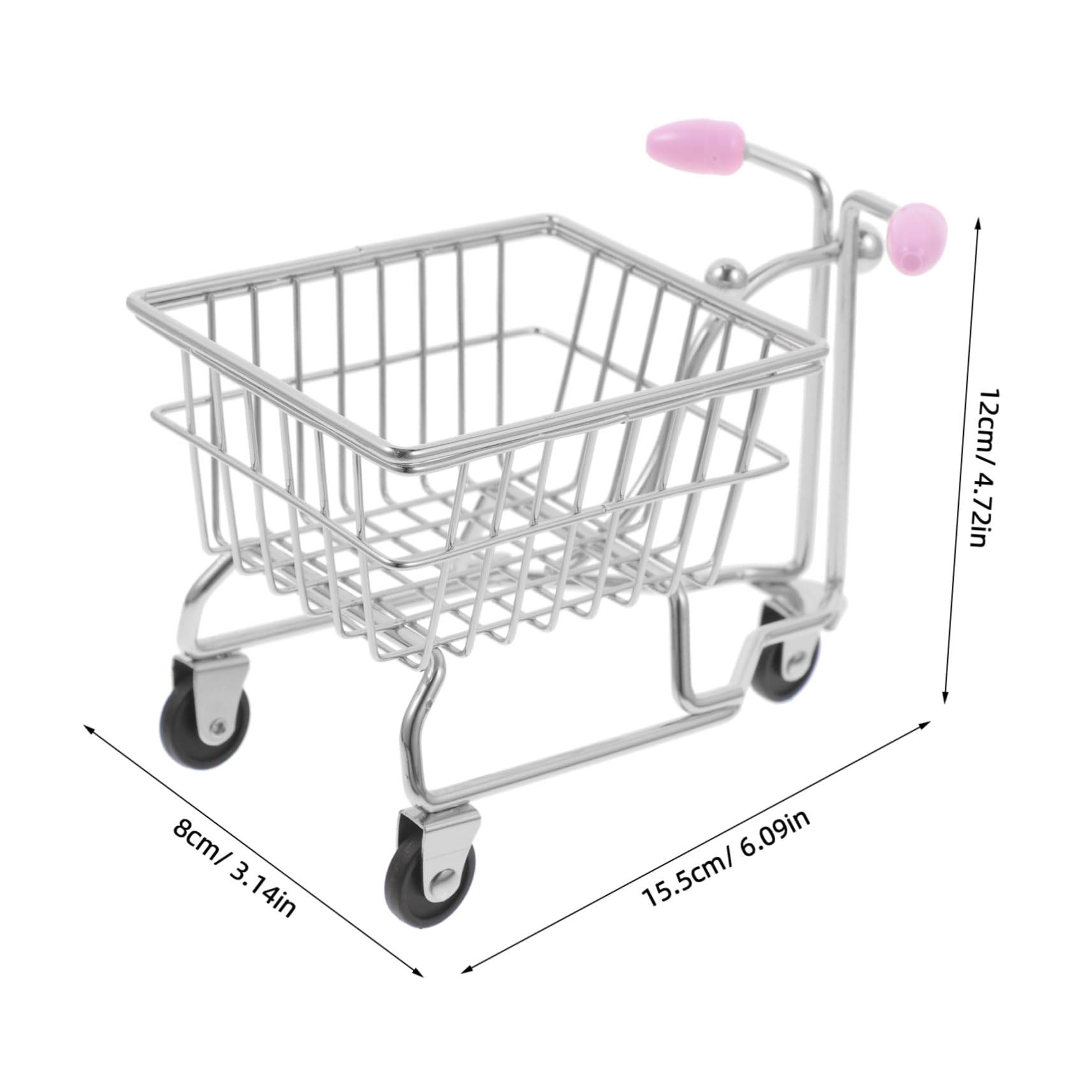 PRETYZOOM Cute Mini Shopping Trolley Makeup Sponge Holder Sponge Drying Rack Holder Random