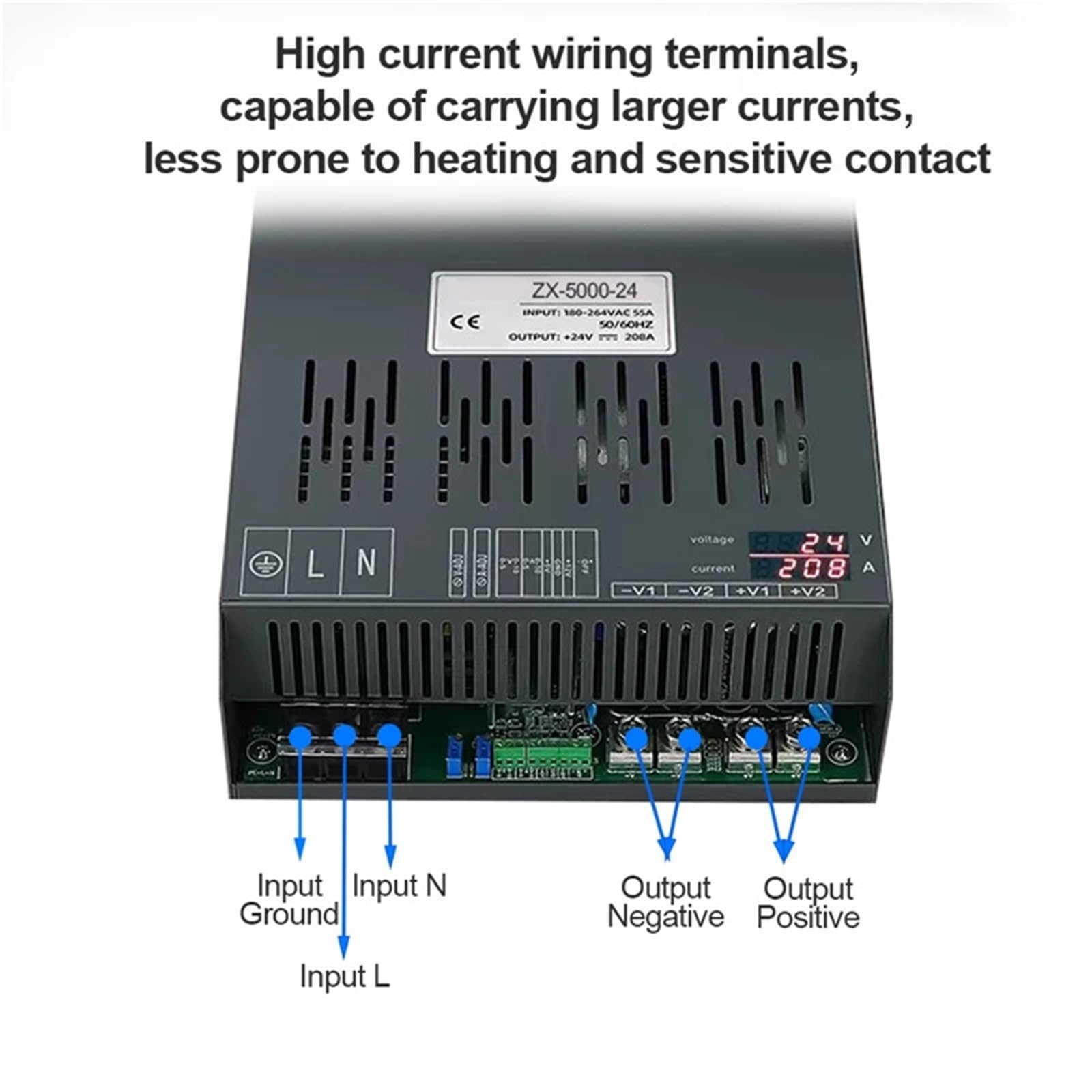 Amazon.co.jp: 5000Wスイッチング電源ディスプレイ画面3セット冷却