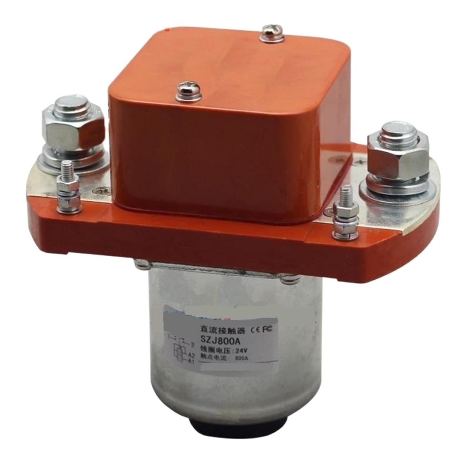 WQGQPXOB SZJ-800A DC Contactor Power Relay 12V 24V 36V 48V 60V 72V 120V for Car Ships Battery Forklift Trucks Etc 1Pcs(Coli voltage 60VDC)