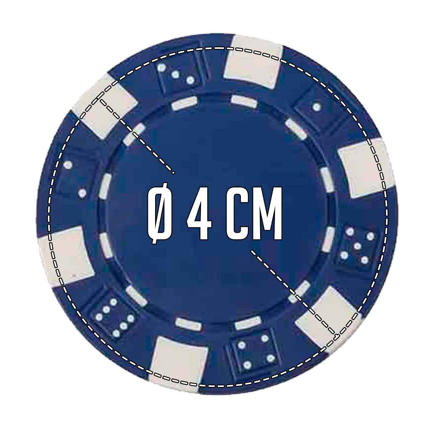 AC - Juego de póker con 200 Piezas - Fichas de 11,5 Gramos, 2 Barajas de Cartas - Incluye maletín de Metal - 23 x 30 x 6,5 cm