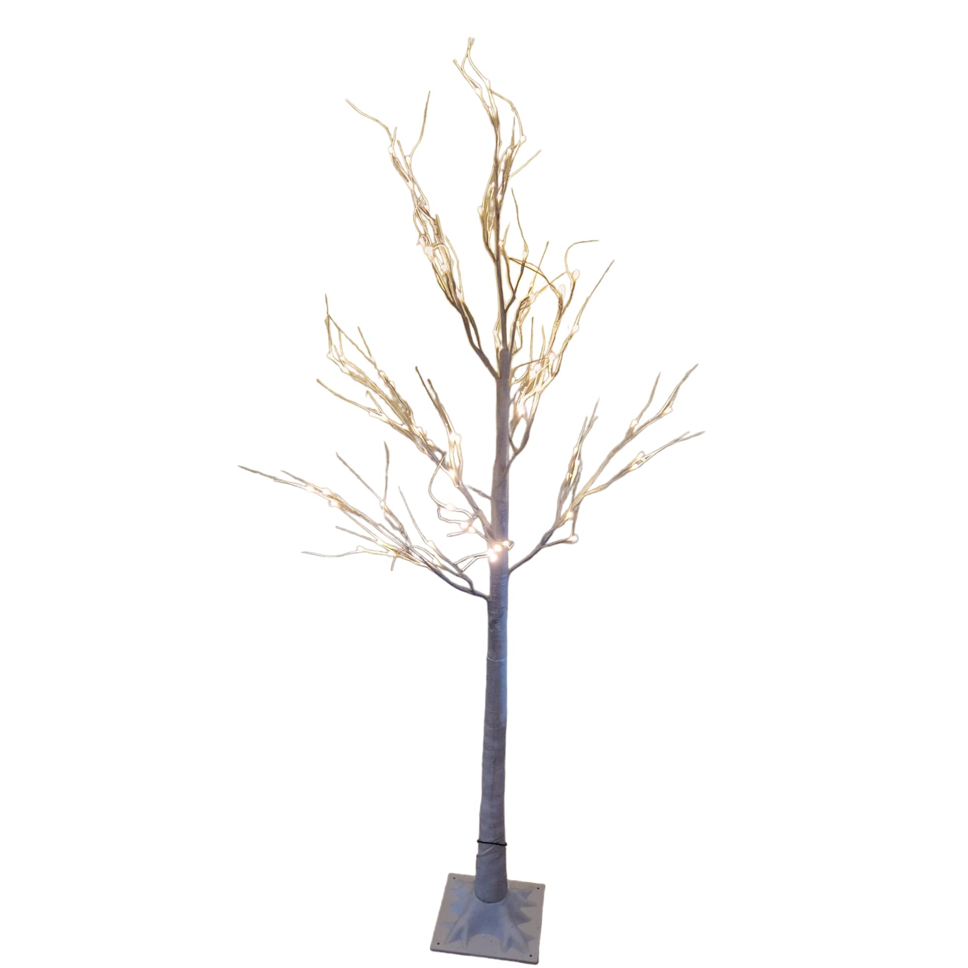 JANDEI Dekoratives LED-Baum, Weiss, 150 cm, JND-9125C150C