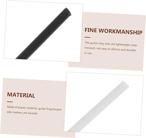 Miniatura 3 de 100 unids guitarra lado máquina guitarra lado punto componente guitarra trastes marcadores laterales accesorios parte guitarra pegatinas diapasón