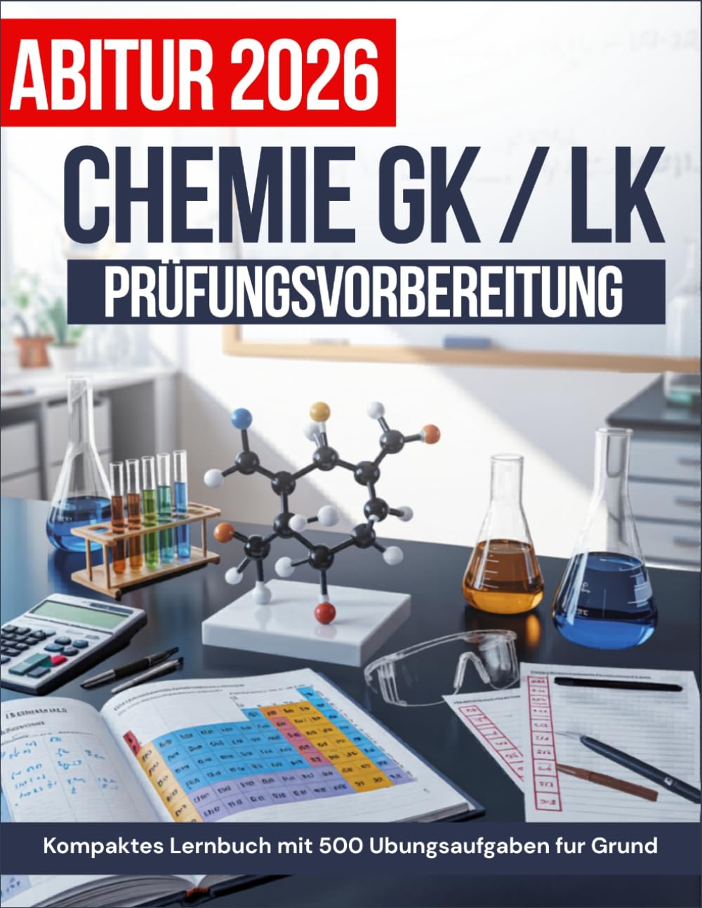 Abitur 2026 Chemie Gk / Lk Prüfungsvorbereitung: Kompaktes Lernbuch Mit 500 Ubungsaufgaben fur Grund