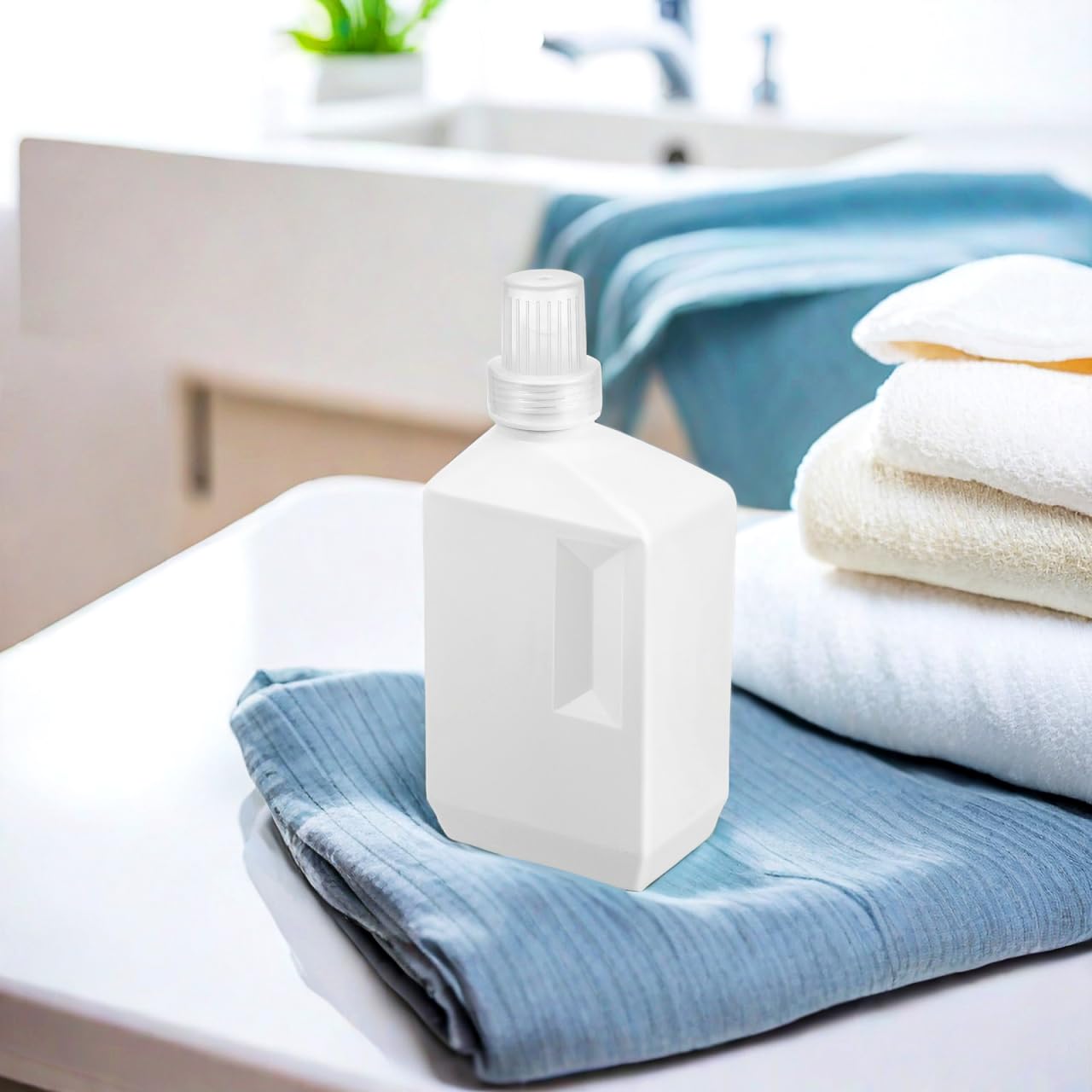 1000 Ml Luftdichter Waschmittelspender: Mehrzweck Waschpulverspender - Waschpulver Dose Waschpulver-Behälter Für Weichspüler