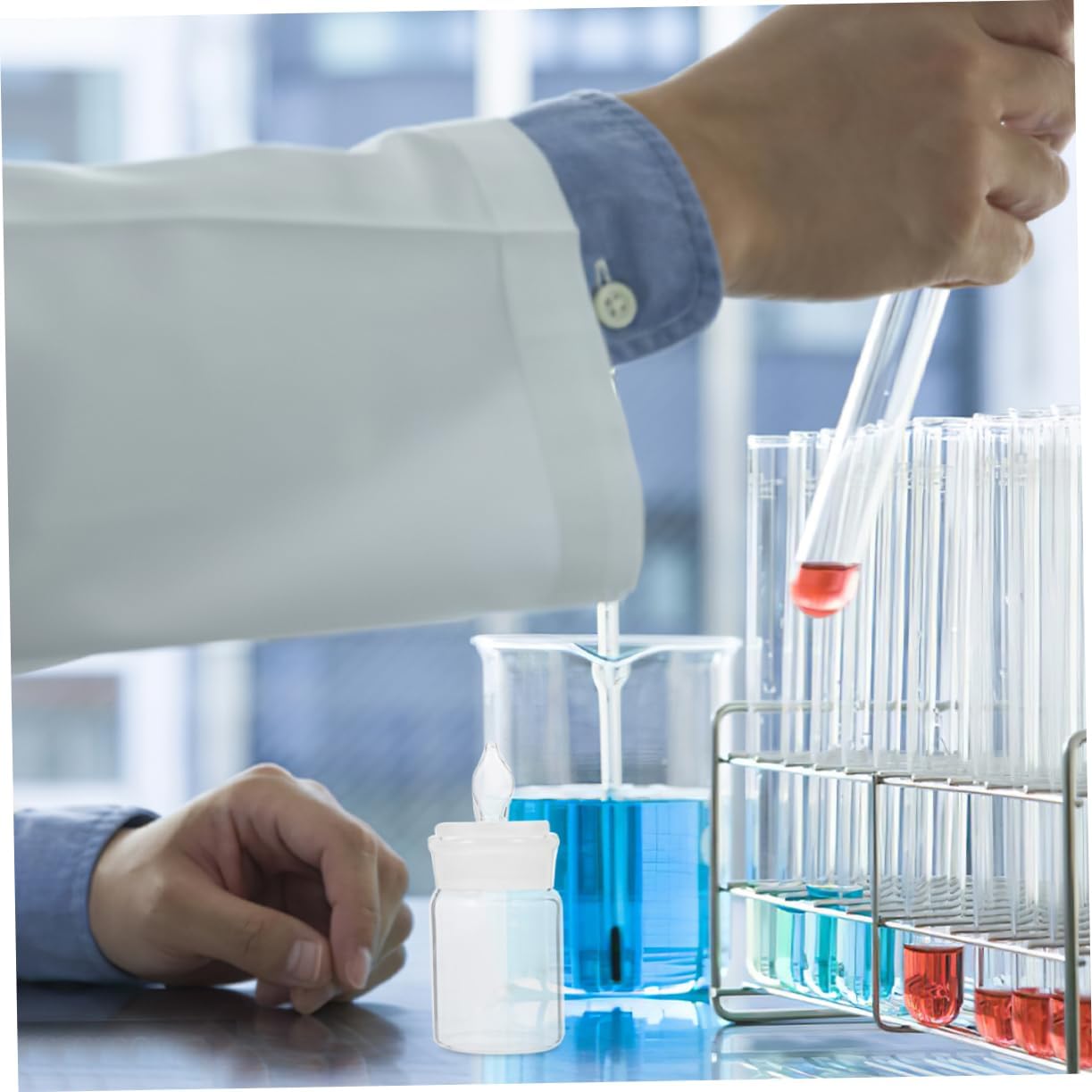 Cabilock Lab Weighing Bottle Glass Sampling Holder Essential Tool for Scientists and Students