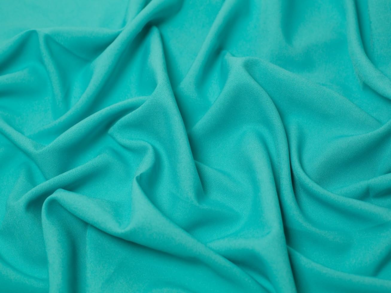 Minerva Core Range Polyester Suiting Fabric Peacock - Medium Weight & Suitable for Dressmaking - Approx Width: 145cm / 58" - Sold per metre
