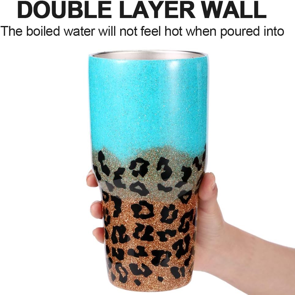Hand holding the bmovor tumbler, illustrating its double-layer wall construction.
