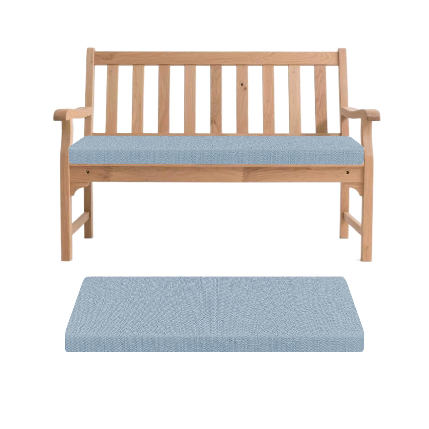 Holomaalahi outdoor swing cushions 130x35x5cm with Removable Cover for Sofa Bay Window Swing Seat Long Chair