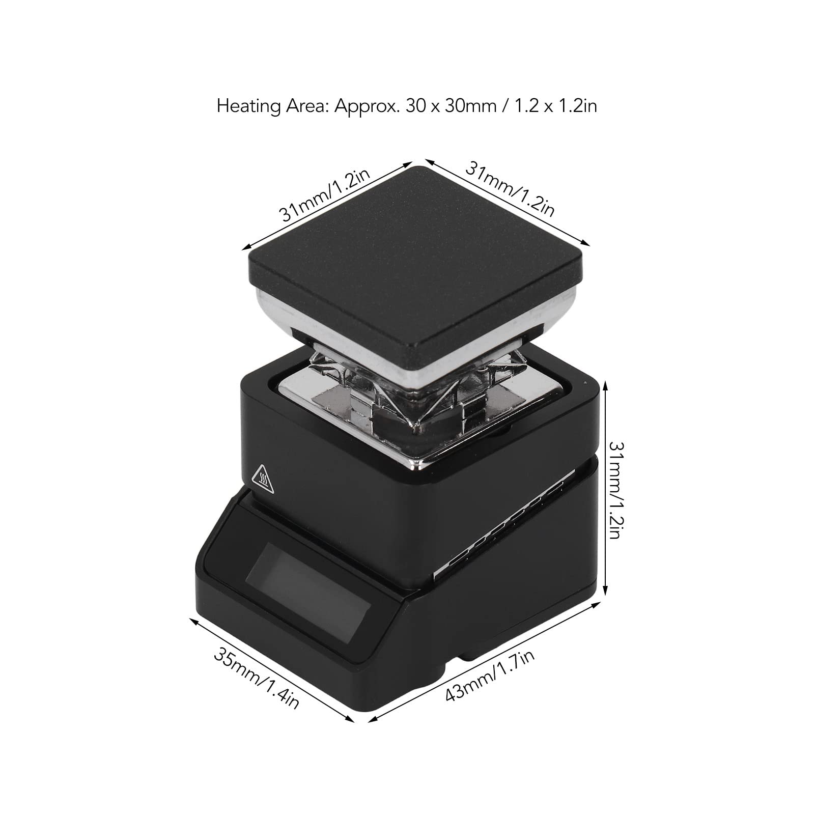 Precalentador de Placa Caliente, MHP30 Mini Mesa de Calentamiento de Temperatura Constante Ajustable, Plataforma de Precalentador de Retrabajo de Estación de Precalentamiento para Placa de Circuito, C