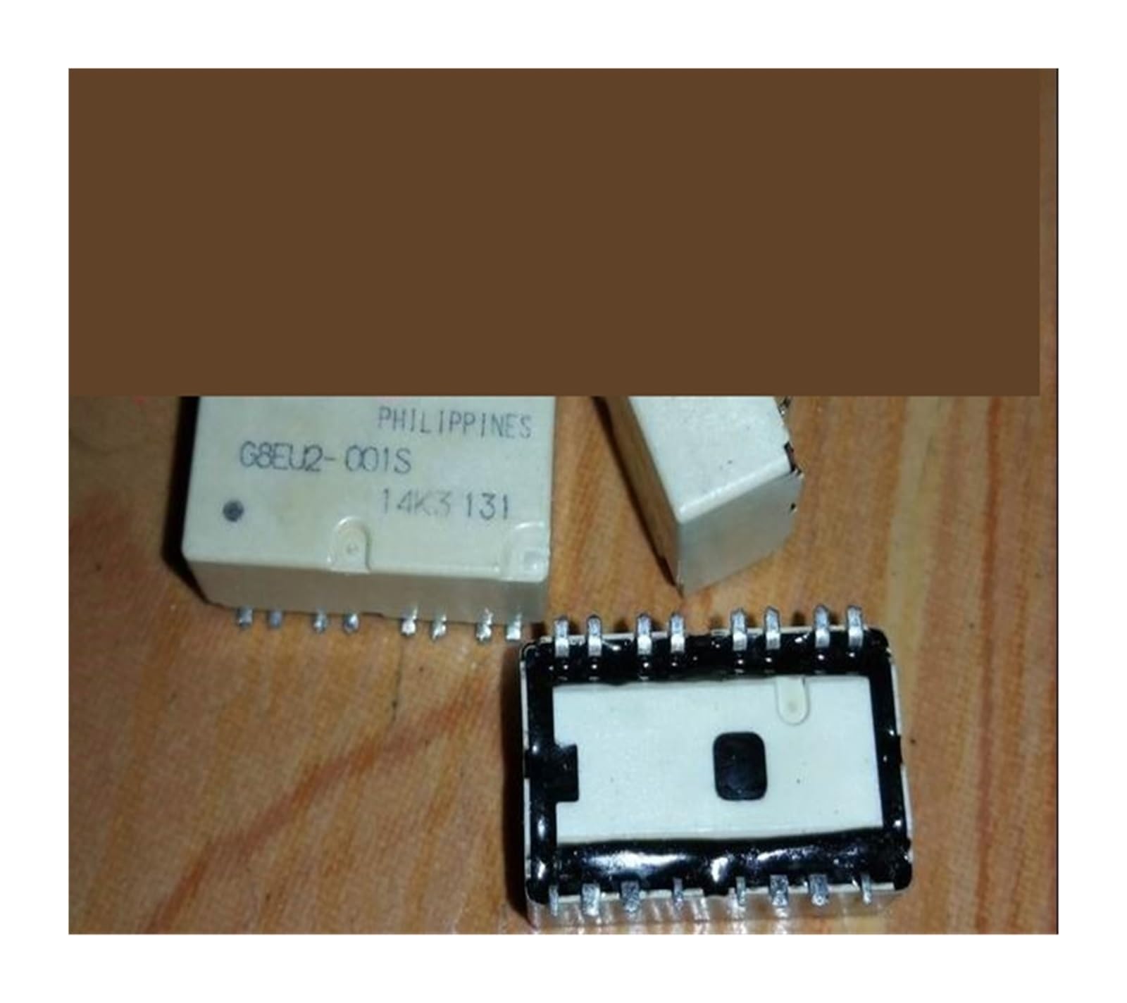 Relé G8EU2-001S de 16 pines componente electrónico para circuito automotriz