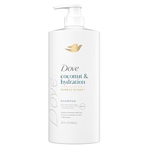 Dove Shampoo Coconut & Hydration for Dry Hair with Bio-Protein Care Technology and Coconut Oil 28 Fl Oz