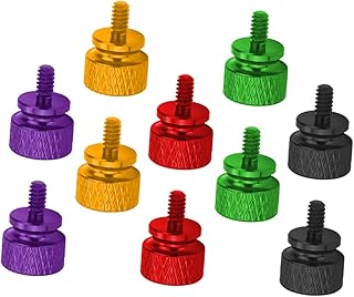 LIGHTAOTAO Practical Screw Computer Case Screws 10pcs Chassis Thumb Screws Knurled Thumbscrews PC Screws Computer Screws Screw for Replacement Computer Part Accessories Thumb Thumb Screw