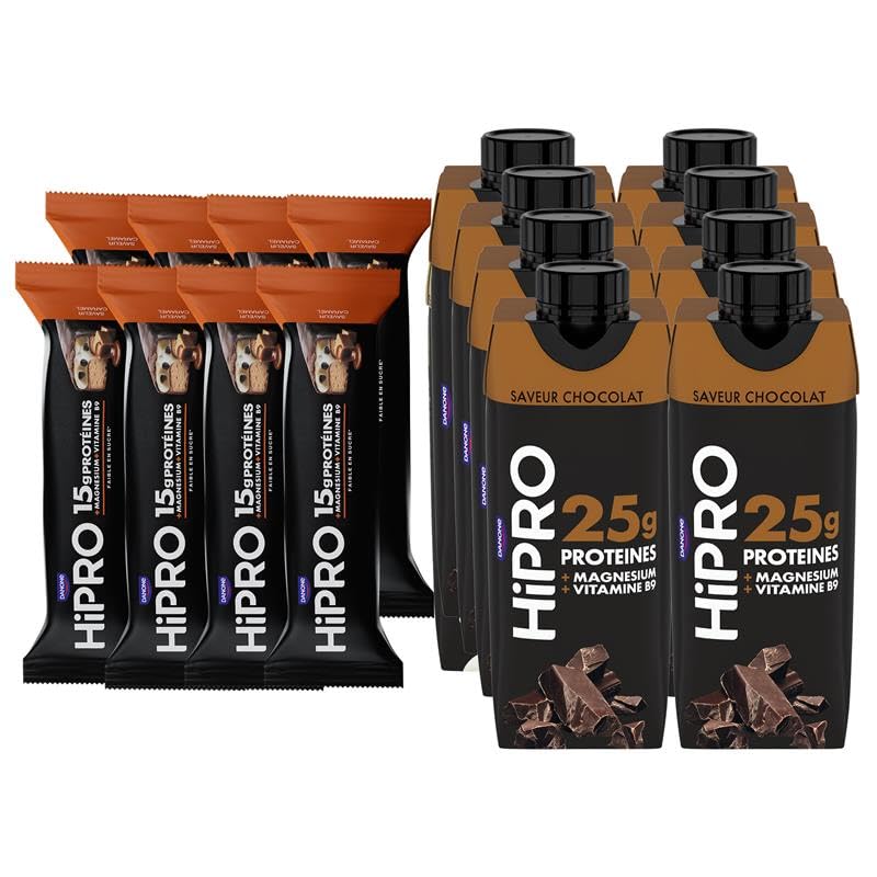 Snack protéiné nomade HiPRO pour la récupération après le sport en salle