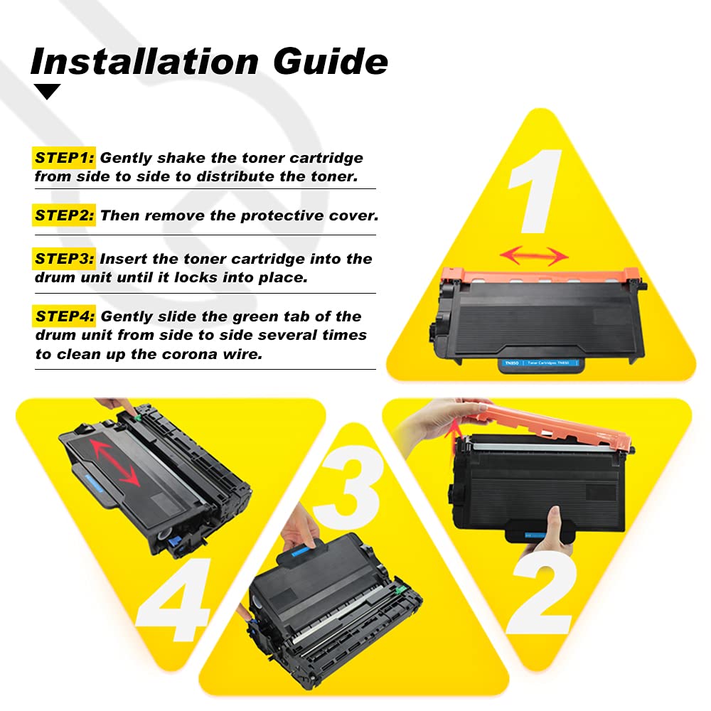 TN850 TN820 Compatible Toner Cartridges Replacement for