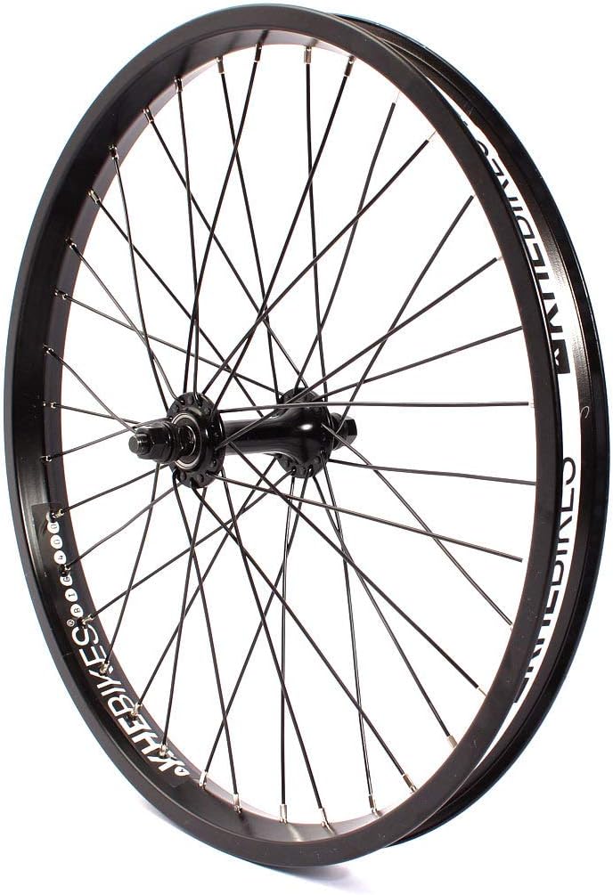 KHE MVP BMX Front Wheel Black Anodised 35 mm BIG400 Aluminium Rim 36 Hole 3/8" inch 10 mm S/B Made in Germany