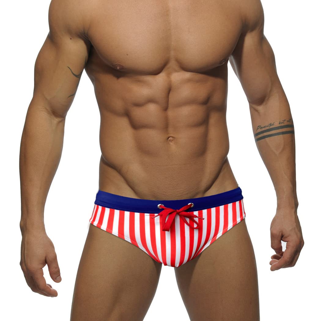 RQPYQF Bañador para Hombre, Bañador de Natación Slip Traje de Baño de Secado Rápido Moda Shorts Swimming Calzoncillos YK35 Tamaño M-2XL