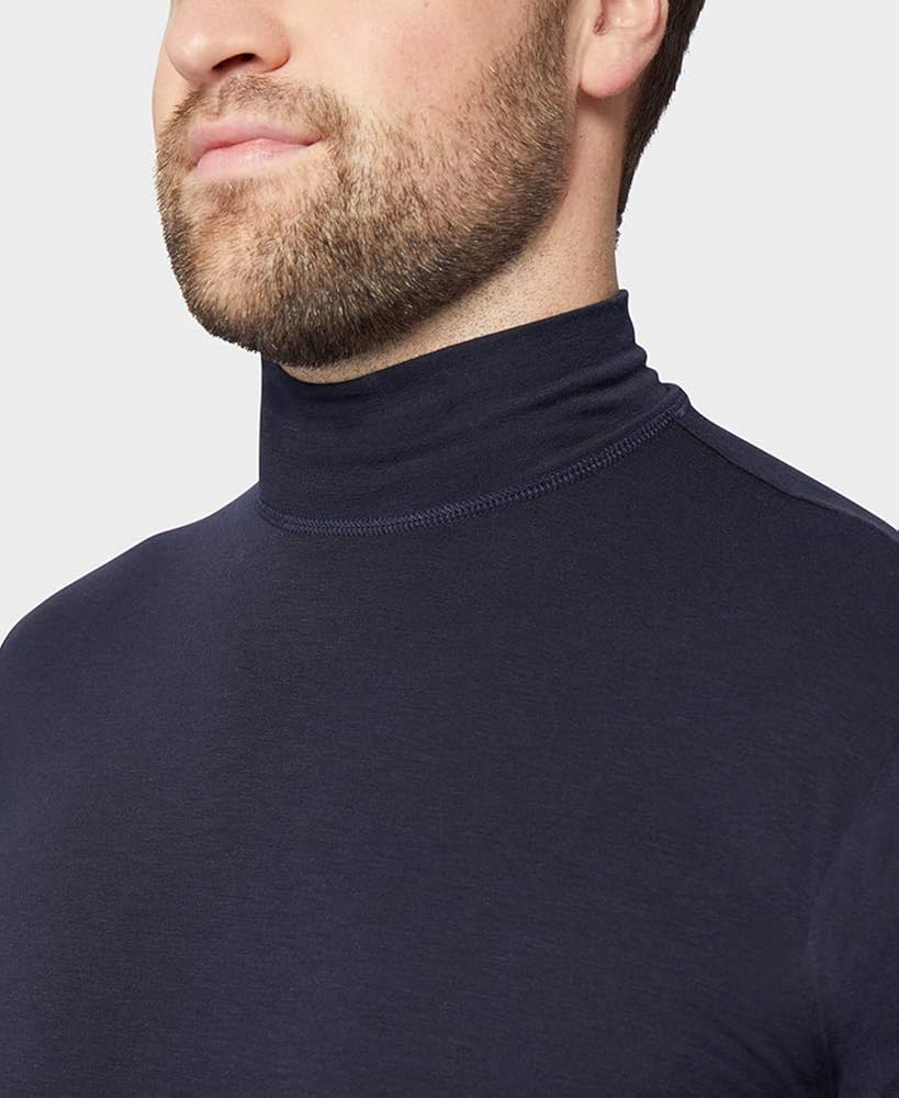 Mens Light-Weight Baselayer Mock Neck Top
