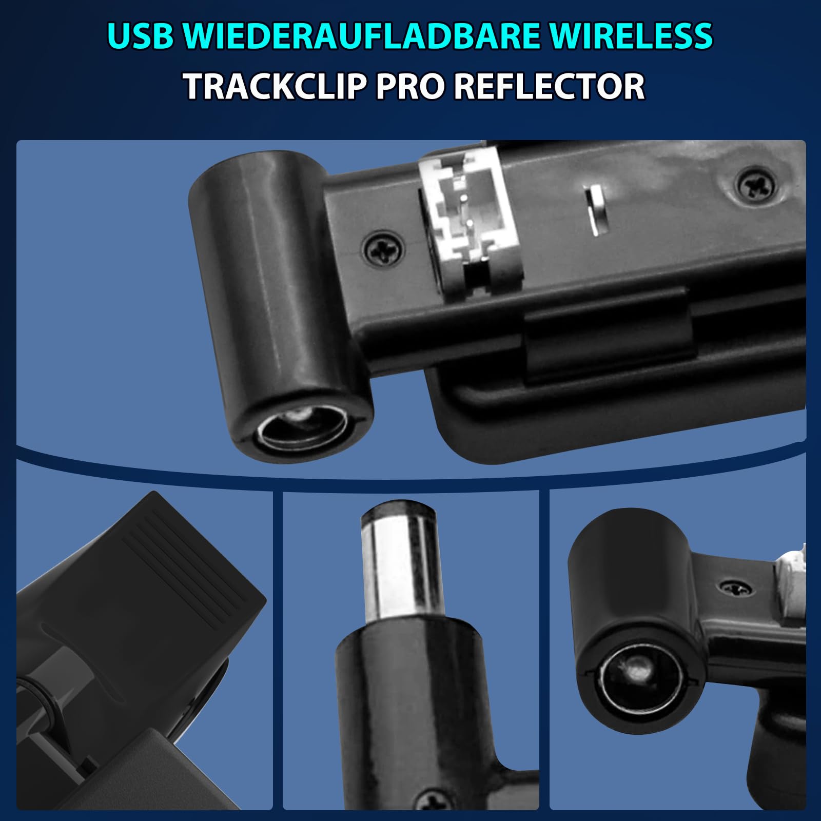 Wireless LED Clip TrackClip Pro Reflektor – Ihrer perfekte Ergänzung zum TrackNP/IR 5 6DOF Head Tracking System.