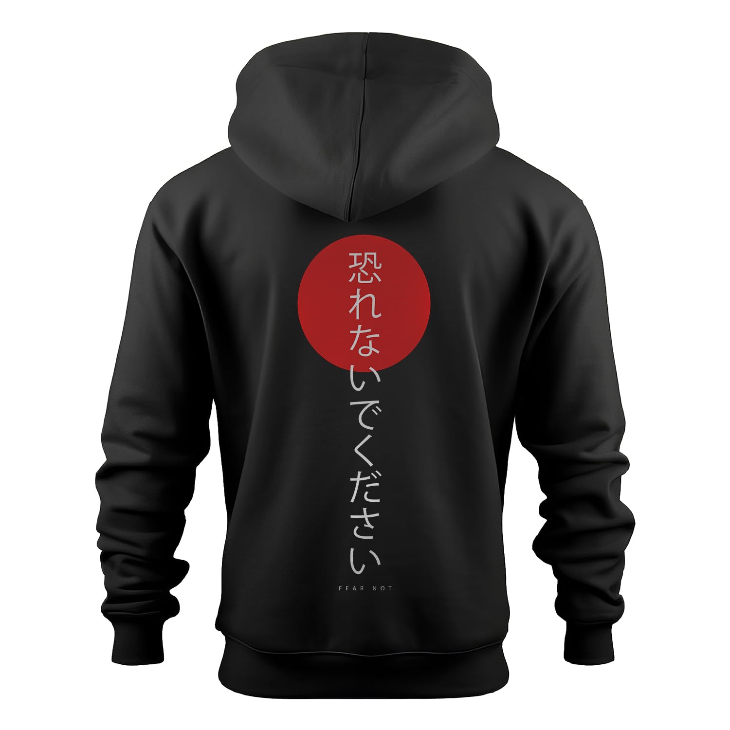 TAANIZLANDHoodie for Boys | Trendy Japanese Letter Printed Fear Not Typography Hoodies for Boys Kids | Hooded Sweatshirt