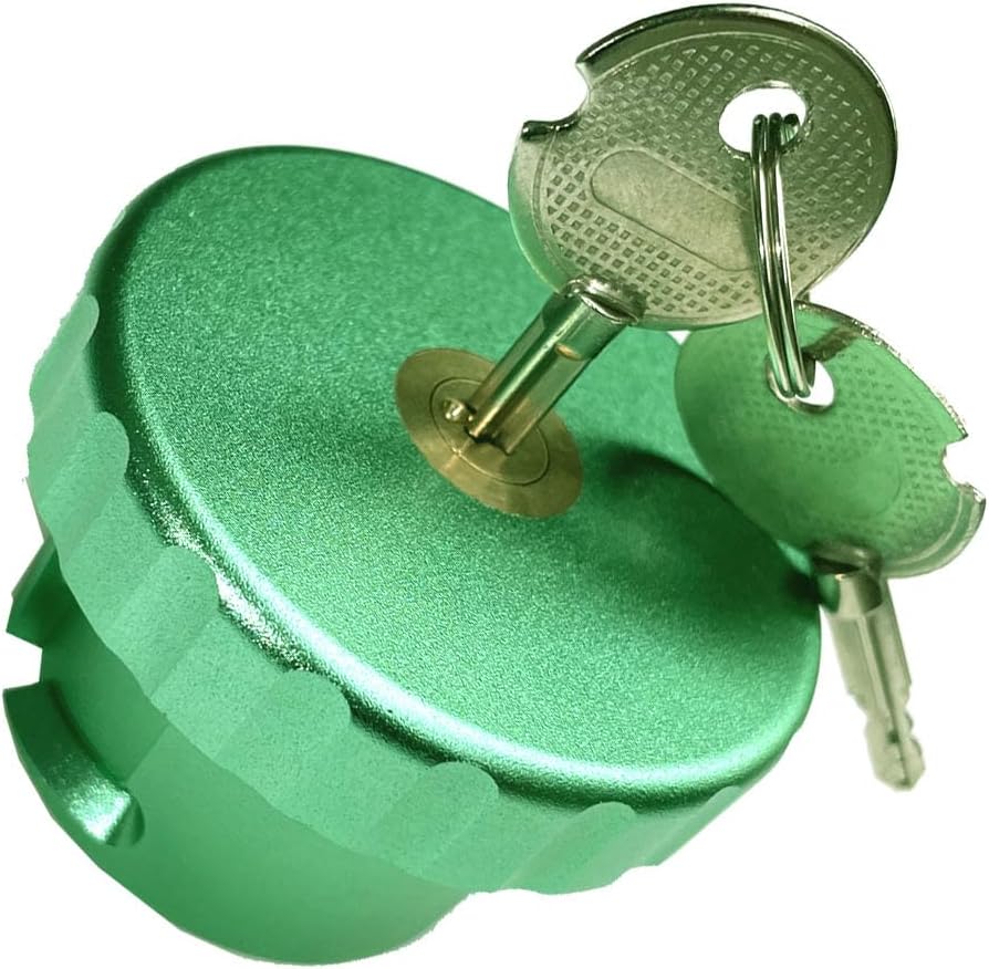 Aluminum Fuel Cap Combo Pack,Diesel Fuel Cap for Dodge - Magnetic Green Diesel Fuel Cap for 2019-2025 Dodge Ram Diesel Trucks 1500 2500 3500