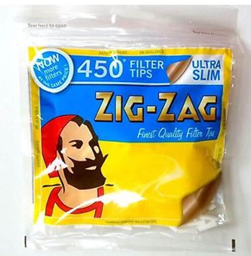 Zig Zag 20 Packs of 450 Ultra Slim Filter Tips - Lightweight Rolling Papers