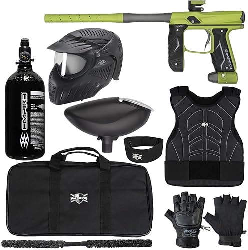 Miniatura 13 de Action Village Empire Axe 2.0 Nivel 2 Protector Kit de pistola de paintball Negro Polvo/Negro Polvo