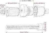 Vista 3 de Handlebar End Eaps Motorcycle 78" Handle Bar Grips Counterweight Universal Handle Bar Cap Ends Plug Slider for Yamaha Xmax 125 250 300 400 X MAX