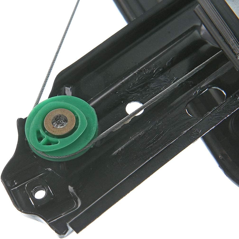 A-Premium Power Window Regulator with Panel Compatible with Volkswagen Golf 2010-2013 Front Passenger Side