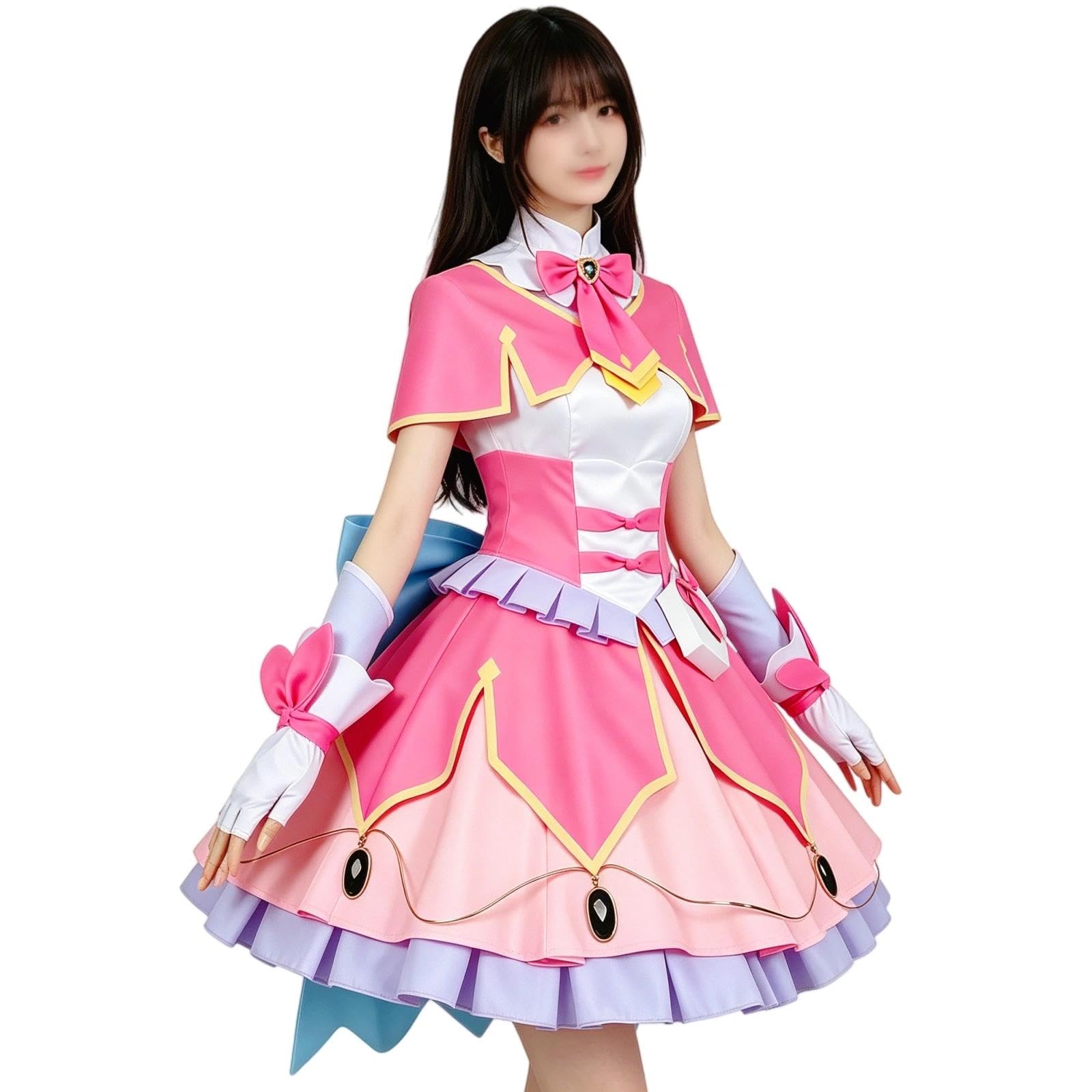Halloween Kostüm für Erwachsene, Karneval Rollenspiel Cosplay Komplettset – Mikuru Kobayashi Stil