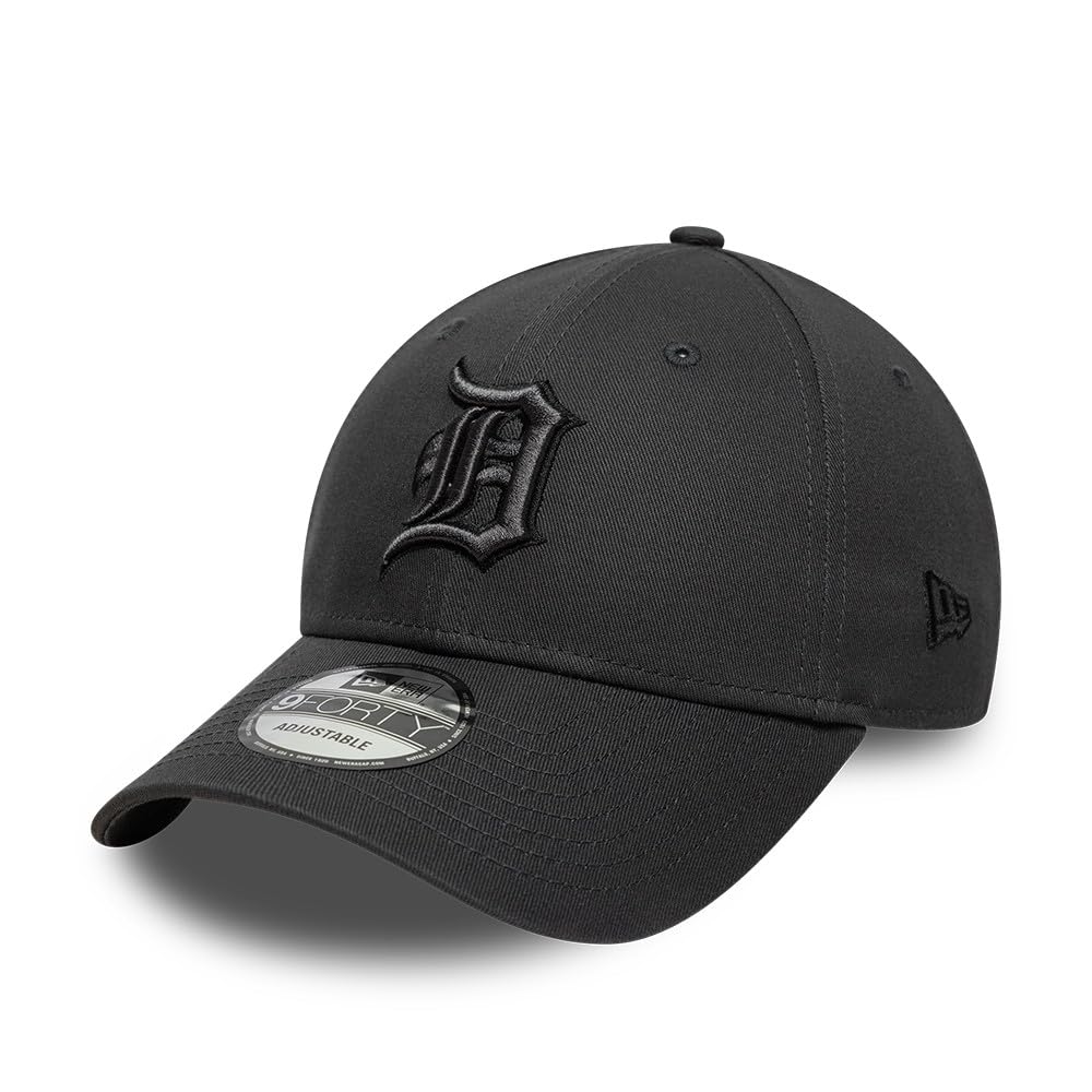 New Era Adult's 9Forty Team Outline MLB Detroit Tigers Baseball Cap Hat Charcoal