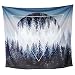 Tapestry Wall Hanging, Tenaly Sunset Forest and Mountains Wall Tapestry with Art Nature Home Decorations for Living Room Bedroom Dorm Decor in 51x60 Inches