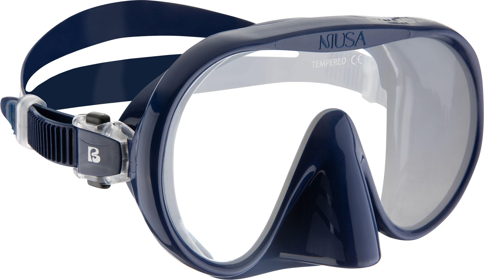 Masque De Plongée Cressi Musa – Sans Monture, Grand Champ De Vision, Silicone, Bleu