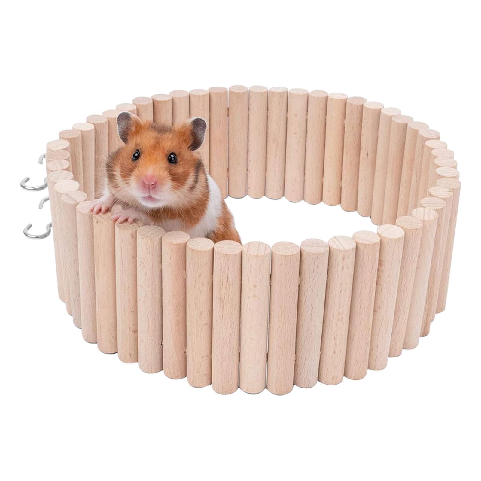 Hamster Plattform Aus Holz Mit Kletterleiter - Spielspaß Für Kleine Nager