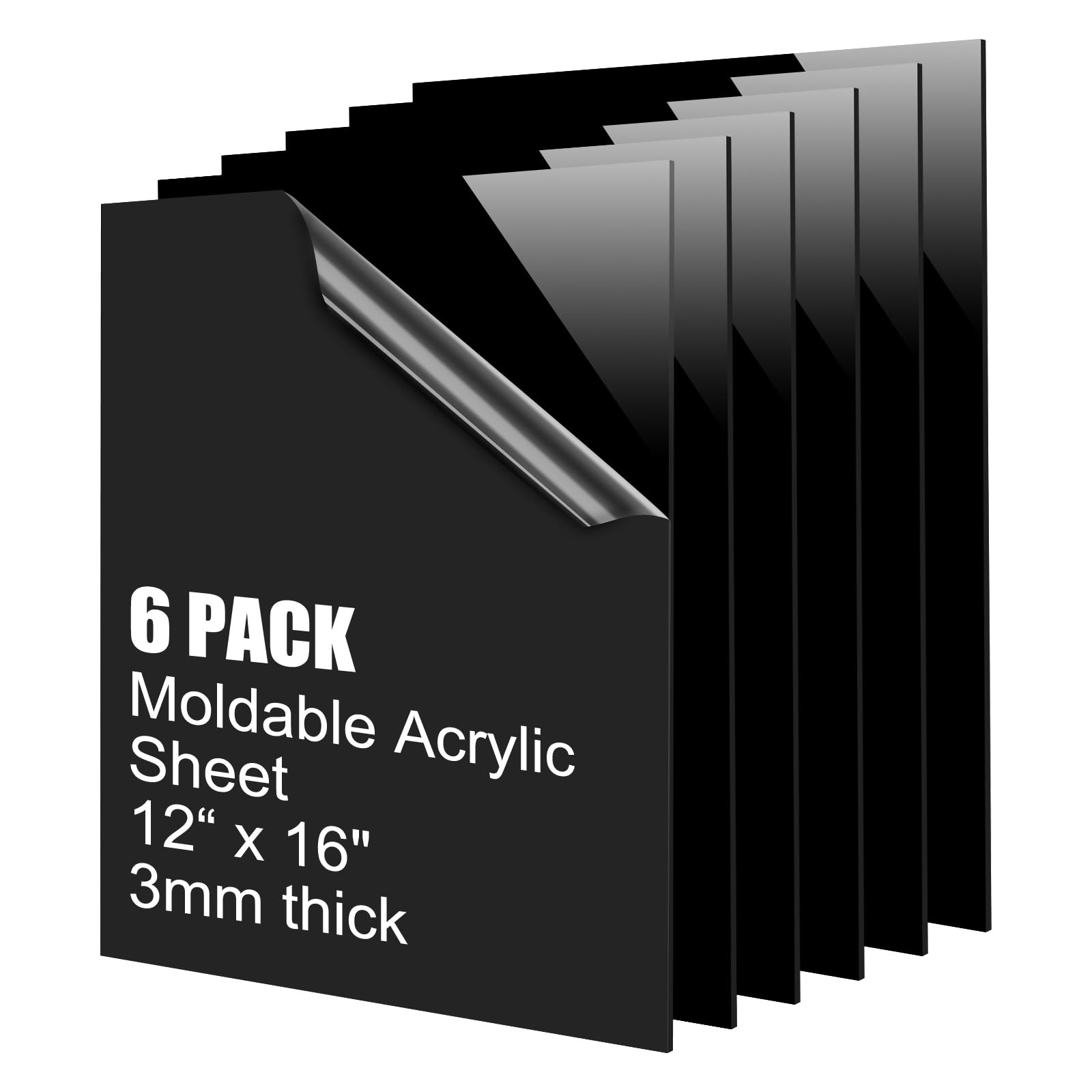 Feuille acrylique A3 plexiglas 2mm pour peinture d'art et projets de décoration maison