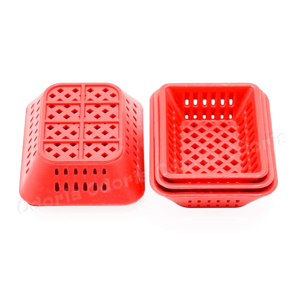 Odoria Panier à linge miniature à l'échelle 1/12, accessoires pour maison de poupée, blanc