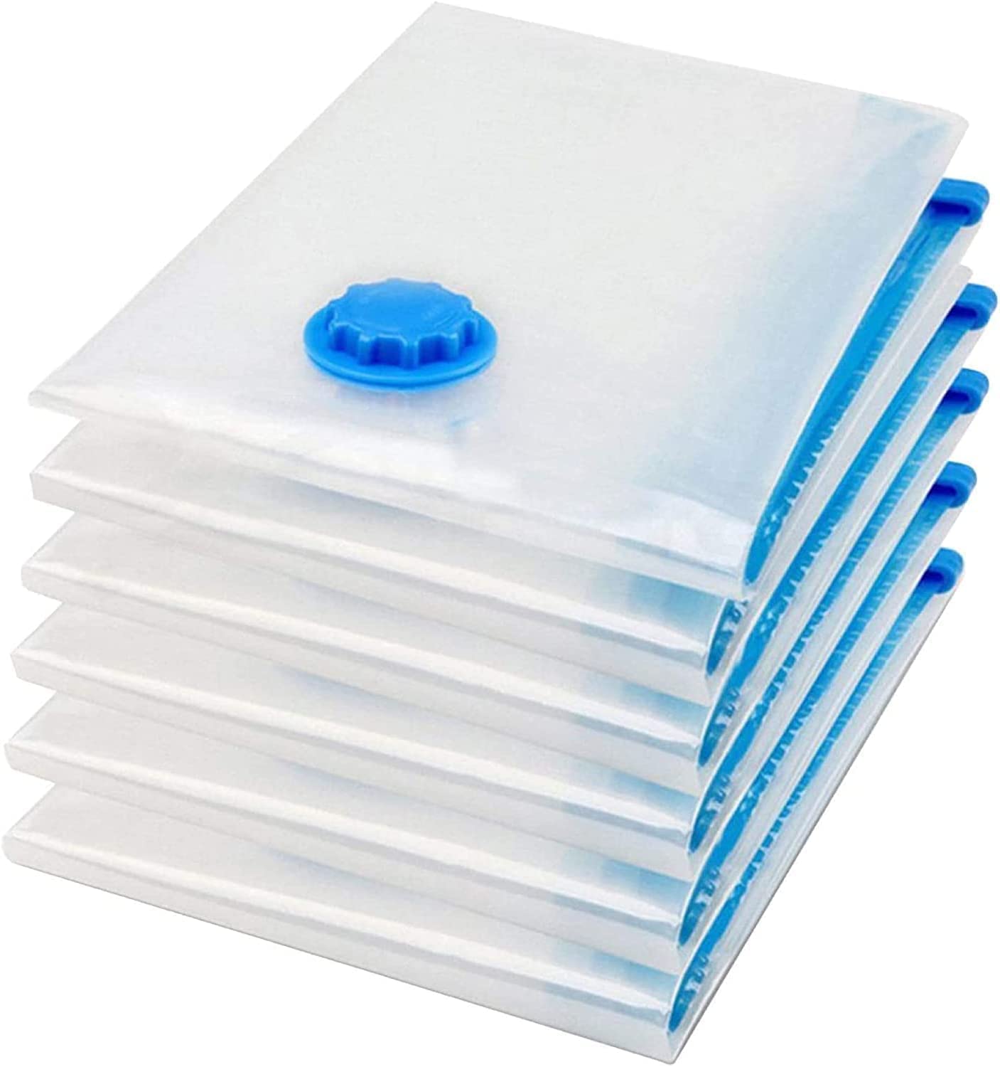 Orion Best House Vacuum Storage Bags Vacuum Compression Zipper Storage Bags with Airtight Valve, Space Saver Vacuum Storage Bags for Store Clothes, Bedding, Towels, & Pillow (Pack of 10) (70 X 90 CM)
