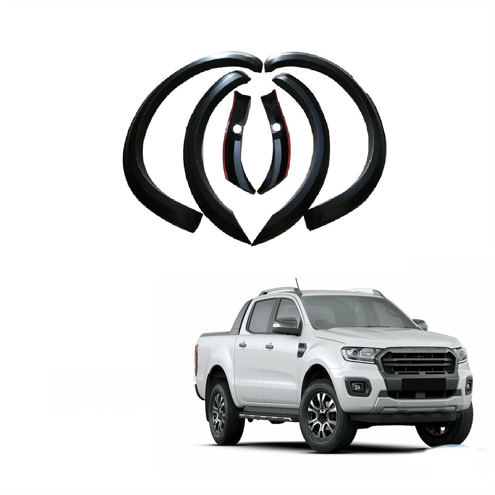 Buy YSKG Protective Fenders Wheel Arch Fender Flares For Ford For