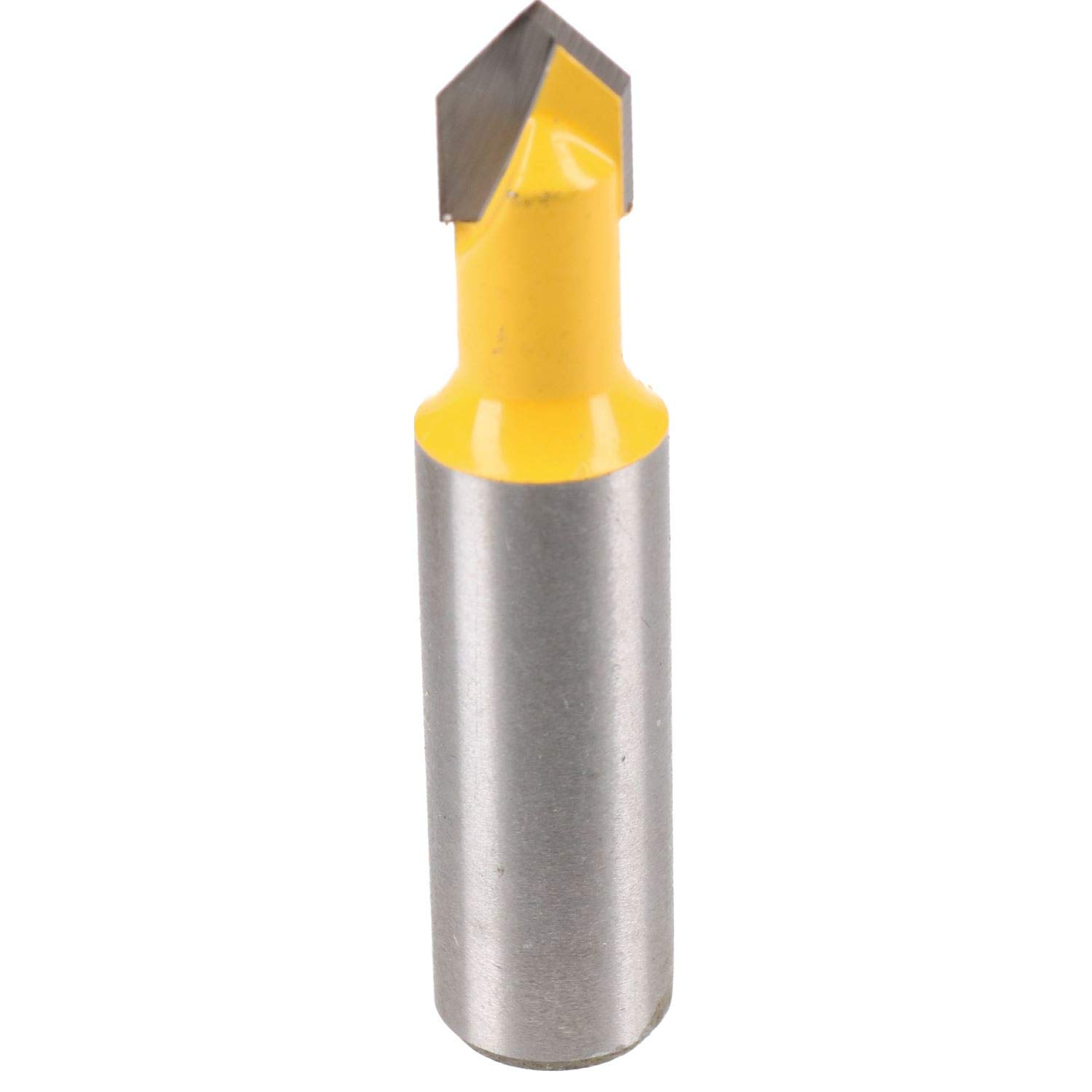 TCT V Groove Router Cutter Cutting Bit 9.5mm D 90 Degree Angle 1/2