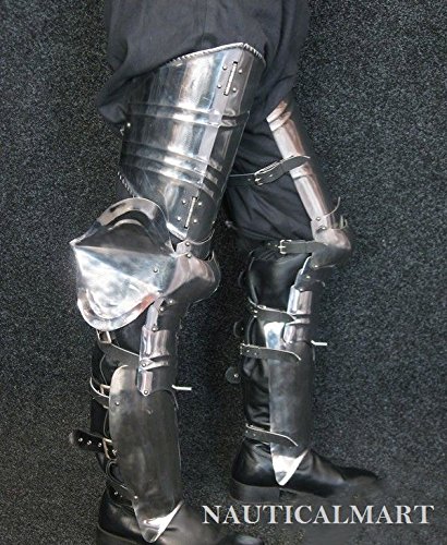 Gothic Full Leg Armor Set Source Armor Medieval Full Leg Armor Set poleyn Greaves Thigh Plates