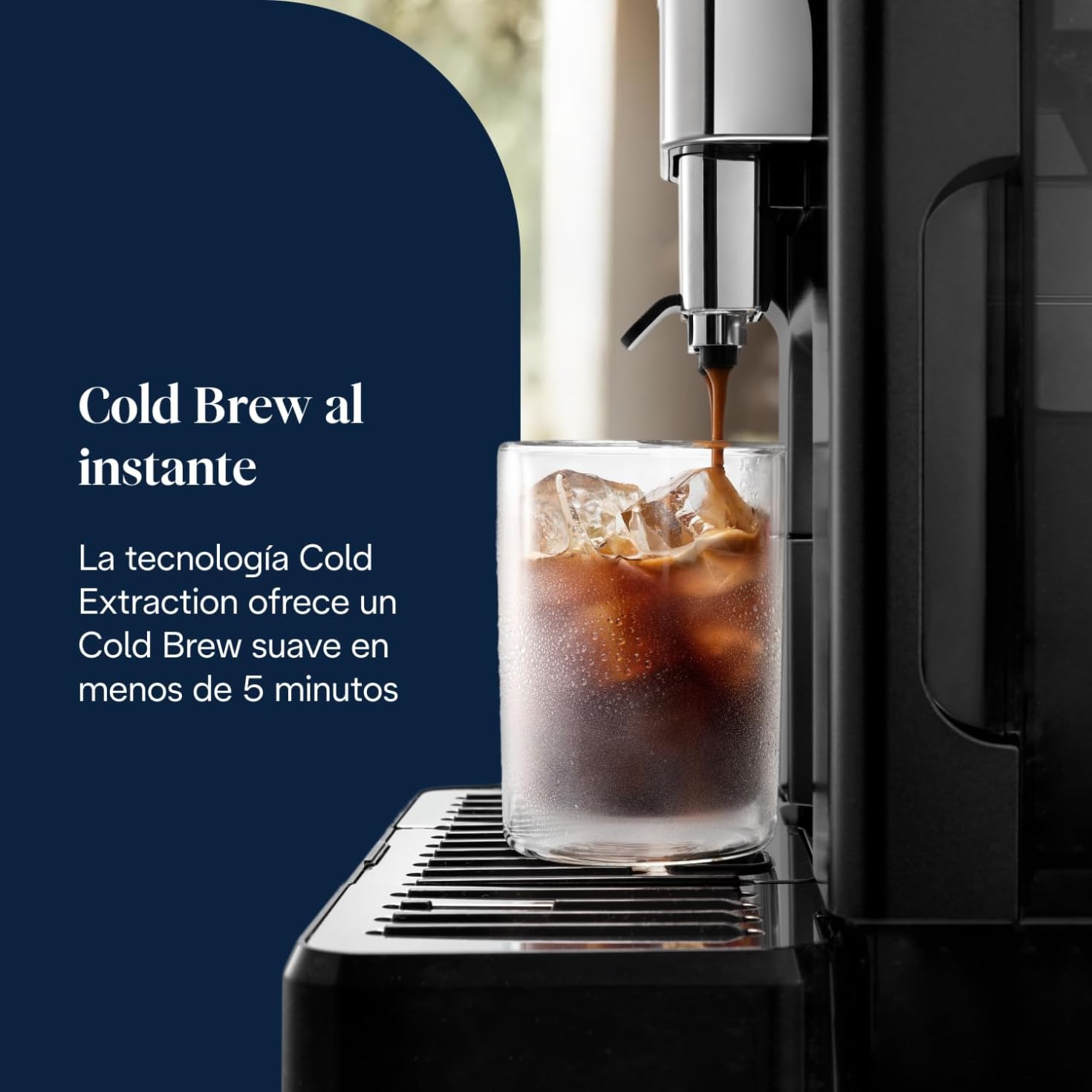 De'Longhi Eletta Explore ECAM452.67.G, Cafetera Superautomática Bebidas Calientes y Frías con Cold Extraction Technology, Recetas Cold Brew, LatteCrema Hot and Cool para Leche y Bebidas Vegetales