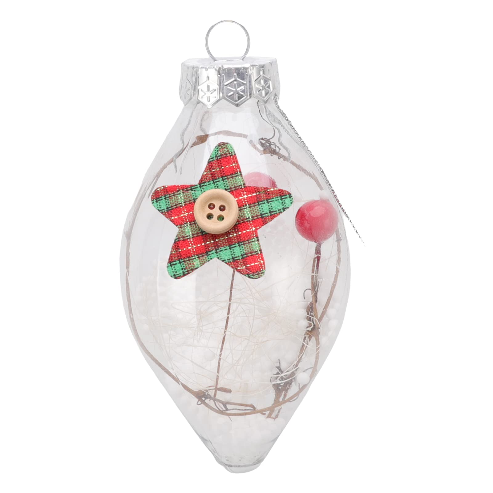 12 pièces Ornements de Boule de Noël clairs incassables et écologiques Boules suspendues de Moulage par soufflage en Pet pour décorations d'arbre de Vacances 928g 32 73oz (6165)