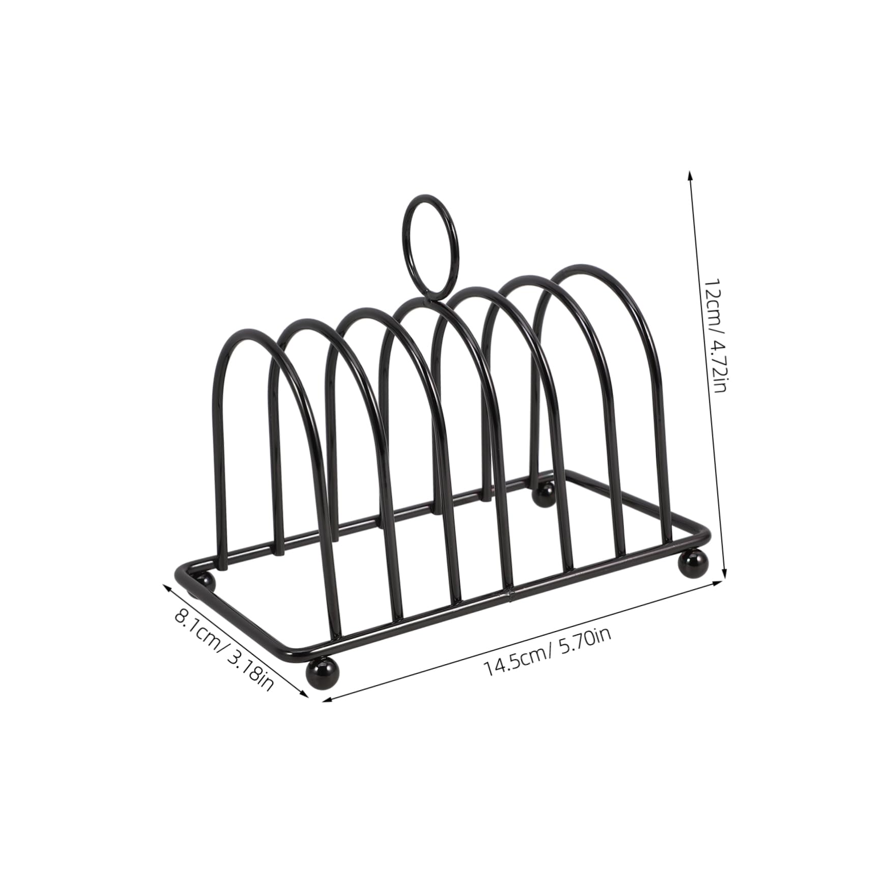 SOLUSTRE Stainless Steel Multi Functional Toast Rack Bread Display Stand for Kitchen Baking Supply and Home Accessory Elegant Cooling Rack for Toast Slices Magazines