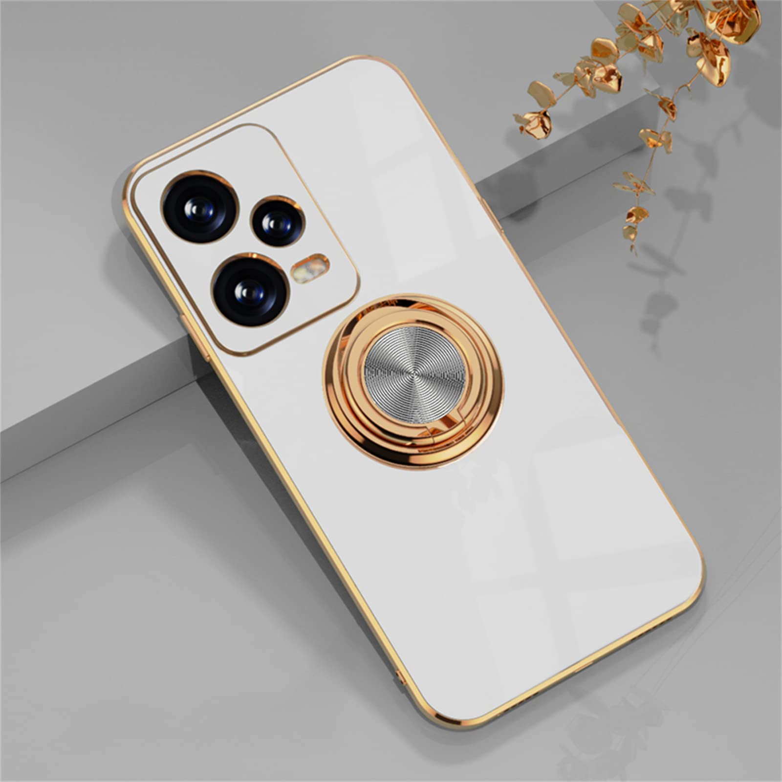 Jellyspin Funda para Xiaomi Redmi Note 13 Pro 5G Uso rudo con Anillo