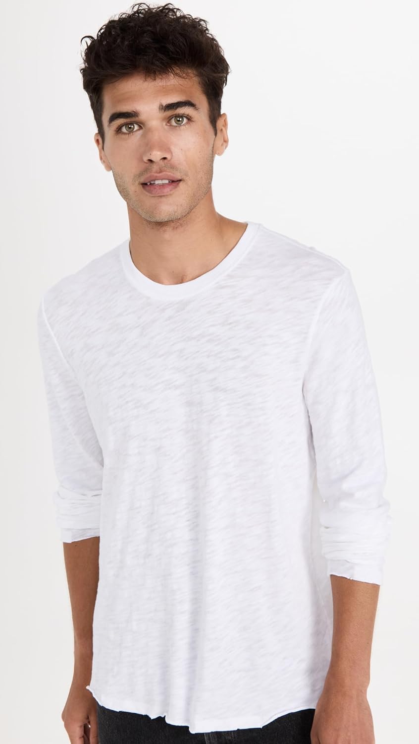 Anthony Thomas Melillo ATM Men's Slub Jersey Destroyed Wash Crew Neck Tee - Image 2