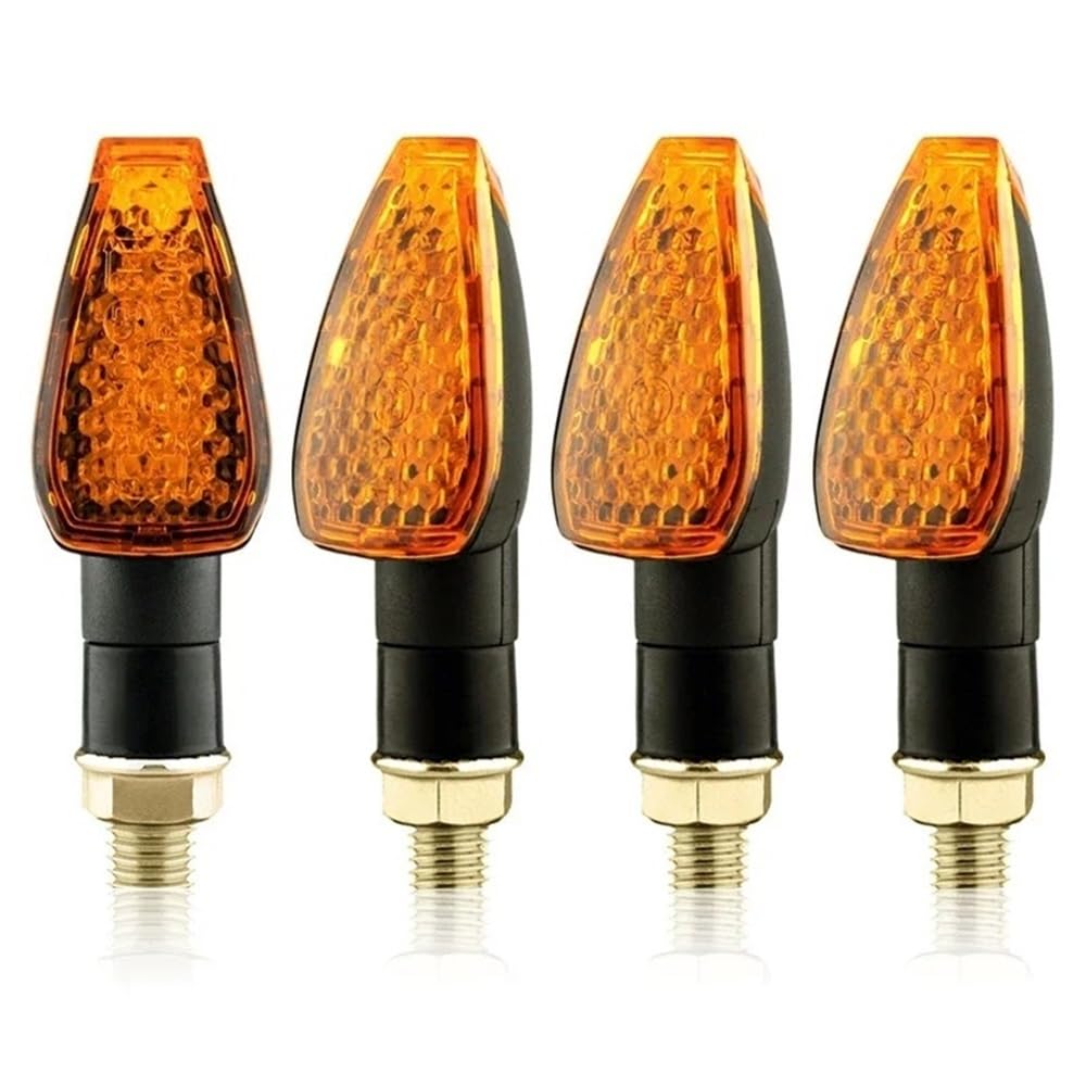 Intermitentes moto para evitar colisiones con luz trasera de parada ámbar de 12V 8