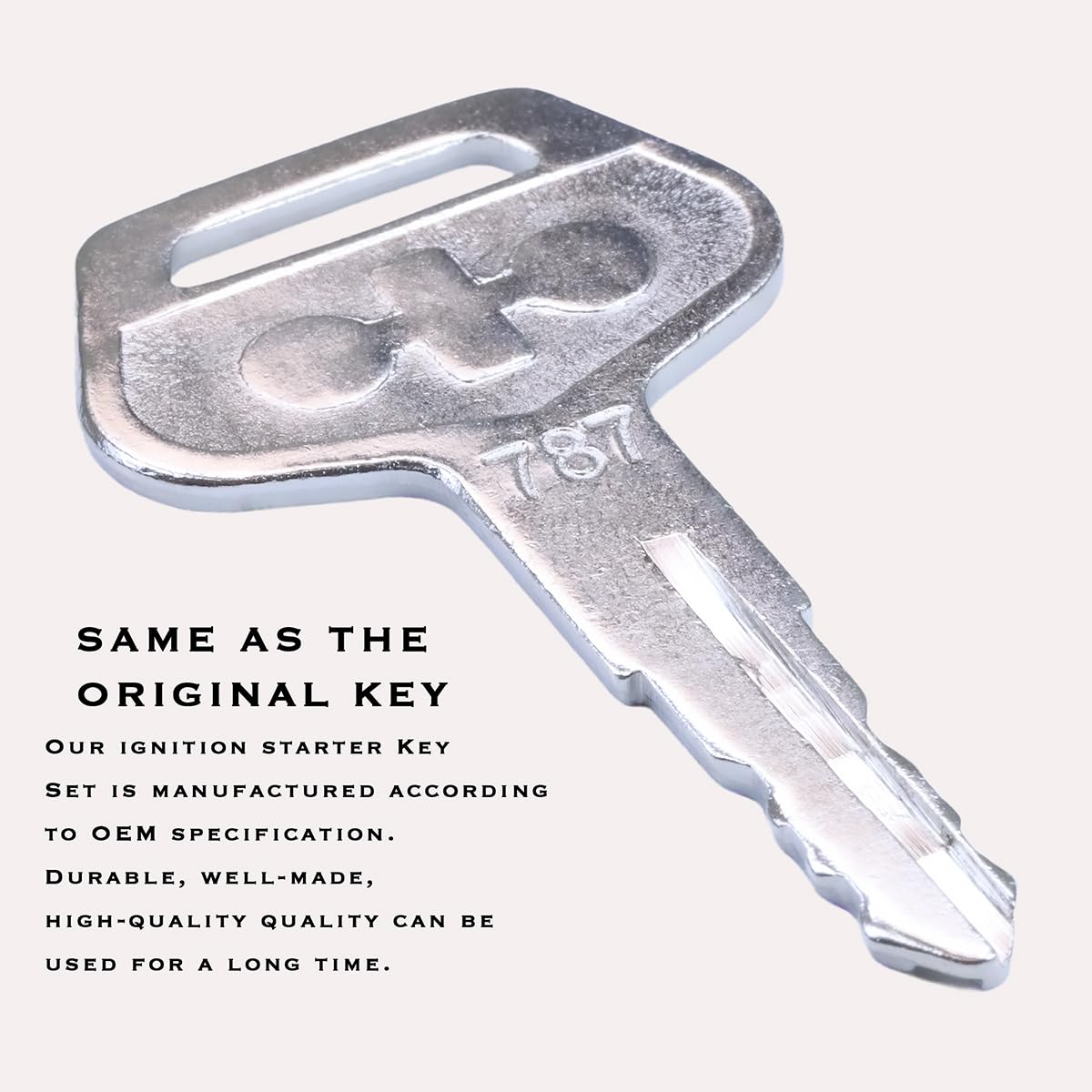 Lot De 5 Clés D'allumage De Rechange Pour Interrupteur De Démarrage D' Excavatrice, Convient Pour Chariot élévateur Linde 801