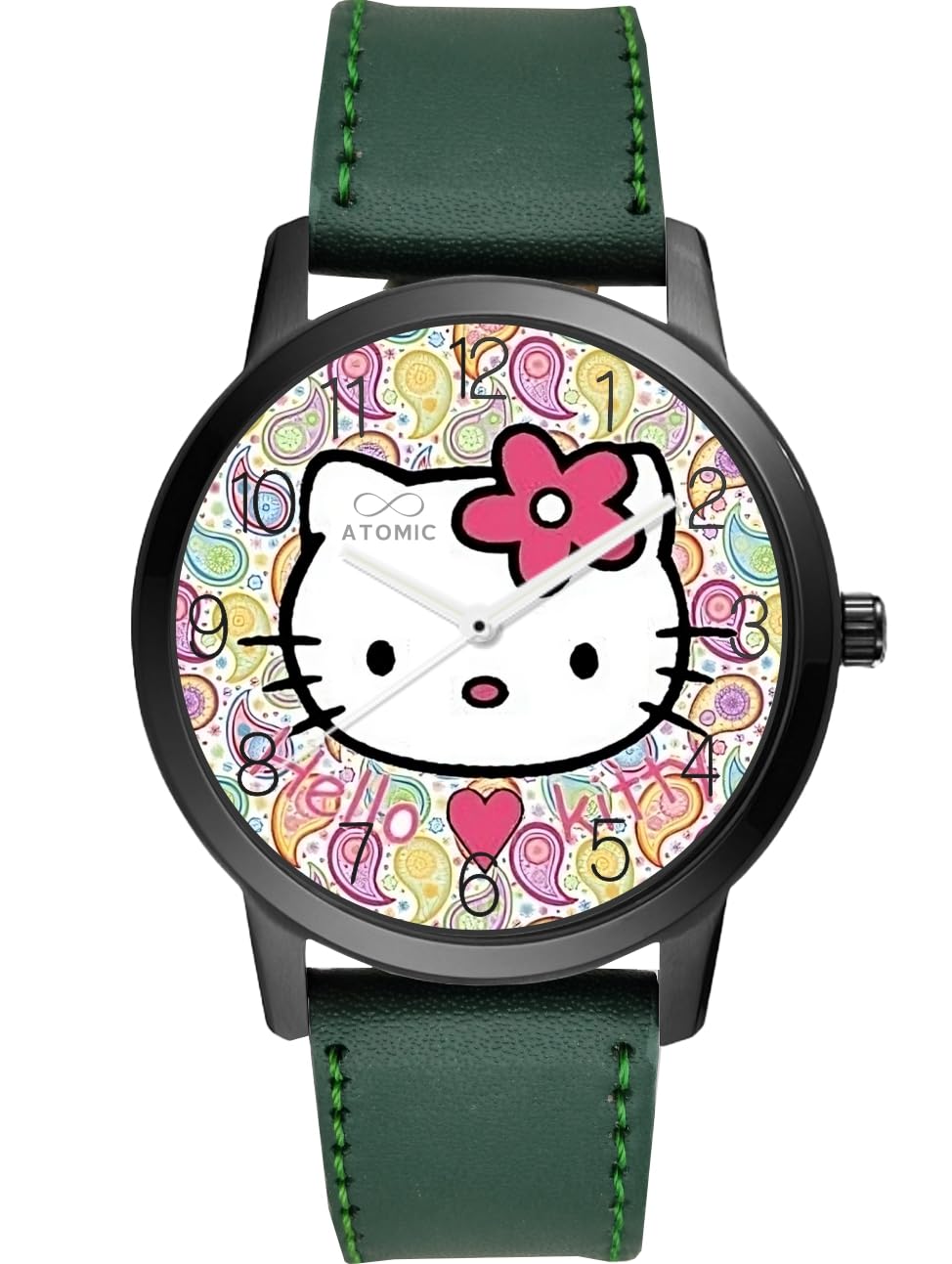 Atomic Hello Kitty (Green) (Kids Series) Analog Watch - for Boys & Girls | with Trending Green Strap & Design (B0CBQPSTBM) Amazon Price History, Amazon Price Tracker